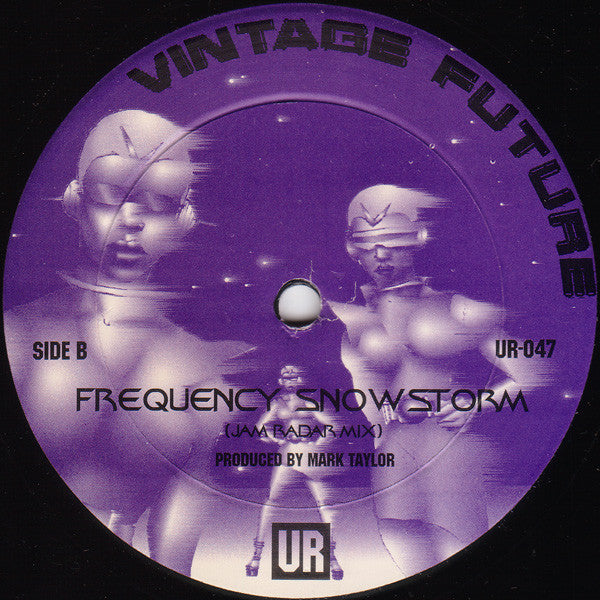 Image of Label Cover of 12" - VG/G+ - VINTAGE FUTURE, Antimatter Premium Unleaded / Frequency Snowstorm (Underground Resistance ; UR-047, US 1998, Company Sleeve), Light marks only, plays VG/VG+.,  - 3446361S