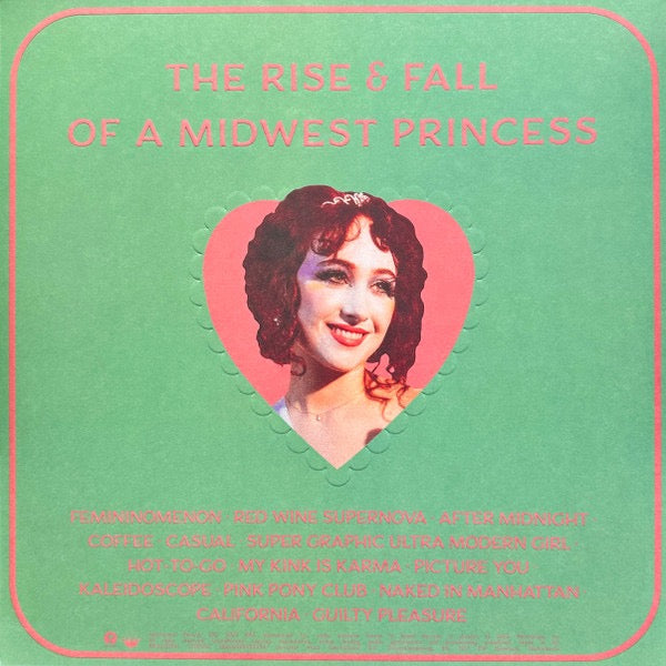 Image of Back Cover of 2xLP - VG+/VG+ - CHAPPELL ROAN, The Rise & Fall Of A Midwest Princess (Island Records; 00602465983333, UK 2024, Card Slip Case, 2 Inners, Green Translucent), Card Slip Case Torn Bottom Left,  - 2646149S