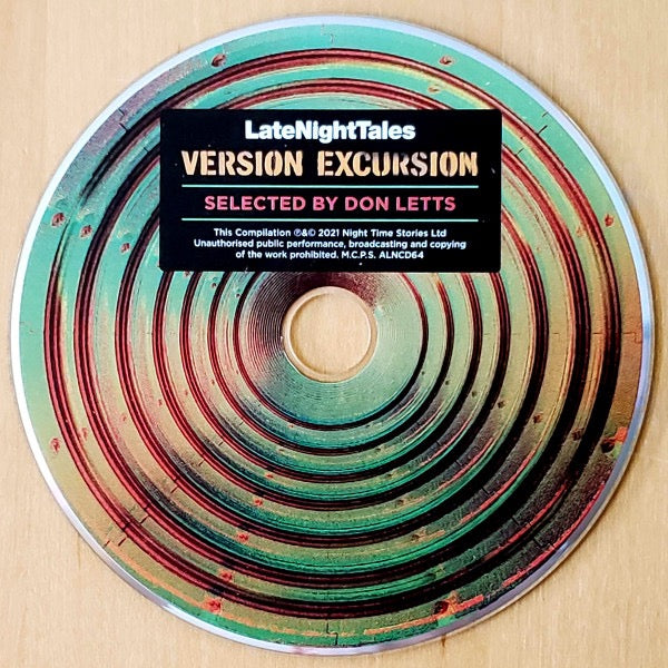 Image of Label Cover of CD - VG+/EX - DON LETTS, LateNightTales - Version Excursion (LateNightTales; ALNCD64, Europe 2021, Card Slipcase with Jewel Case inside, Booklet), Opened Instore,  - 3816563C