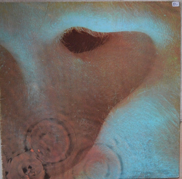 Image of Front Cover of 4545047S: LP - PINK FLOYD, Meddle (Harvest; SHVL 795, France 1973 Reissue, Textured UK Gatefold With Made In France Sticker on Rear Sleeve, Second Issue) Hairlines, long scuffs. Edge wear, creasing.  VG/VG