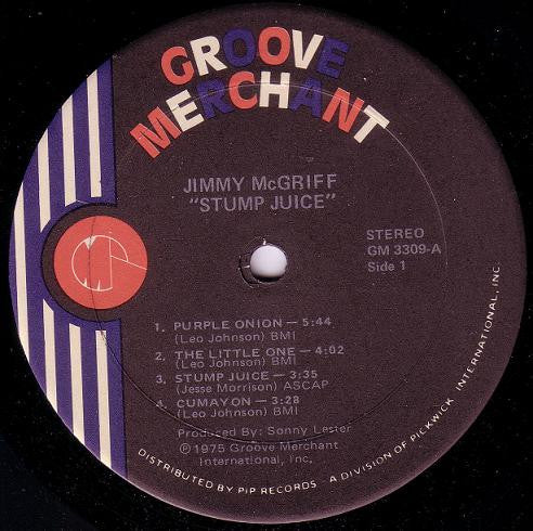 Image of Label Cover of LP - G+/VG - JIMMY MCGRIFF, Stump Juice (Groove Merchant; GM-3309, US 1975, Gatefold), Light marks. Lots of wear to sleeve with ringwear.,  - 3326145E