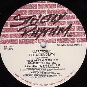 Image of Front Cover of 12" - /VG - ULTRAWORLD, Life After Death / Northern Piano (Strictly Rhythm; SR 1254, US 1991, Plain Sleeve, Inner), Vinyl Slightly Warped,  - 1746089S
