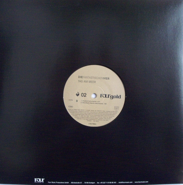 Image of Back Cover of LP - VG/G+ - DIE FANTASTISCHEN VIER, Tag Am Meer (Four Music; FOR 1002 6, Germany 2000 Reissue), ,  - 1025182E