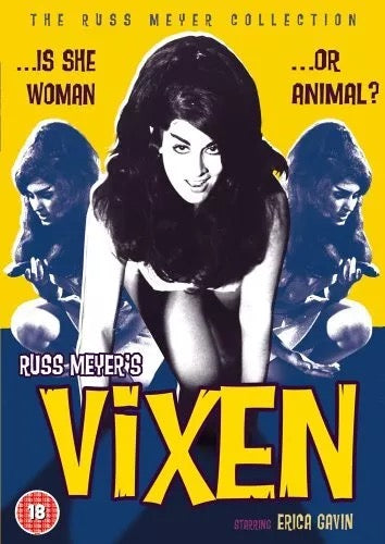 Image of Front Cover of DVD - VG+/VG+ - RUSS MEYER, Vixen (Arrow Films; FCD188, UK ), ,  - 1936021E