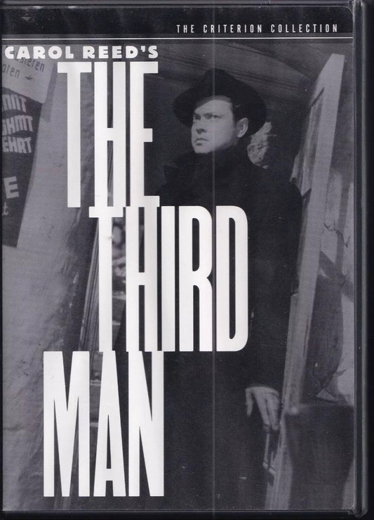 Image of Front Cover of DVD - VG+/VG+ - CAROL REID, ORSON WELLES, The Third Man (The Criterion Colletion; 64, US 1999, Booklet, Region 1 US), ,  - 0536178E