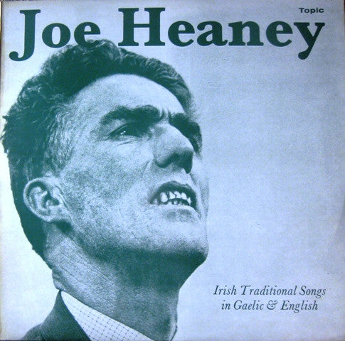 Image of Front Cover of 1125204E: LP - JOE HEANEY, Irish Traditional Songs In Gaelic And English (Topic Records Blue Label; 12T 91, UK 1965 Reissue, Laminated Flipback Sleeve) Sleeve Creased  VG/VG+