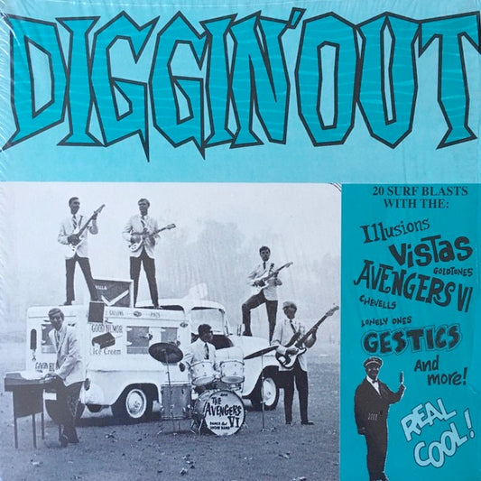 Image of Front Cover of 1125202E: LP - VARIOUS, Diggin' Out (Mr. Manicotti Records ; MM 329, US , Black And Blue Labels)   VG/VG