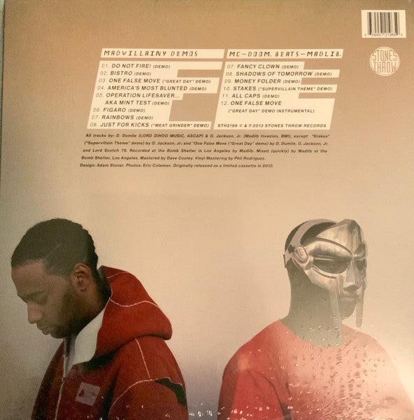 Image of Back Cover of LP - NEW/NEW - MADVILLAIN, Madvillainy Demos (Stones Throw Records; STH2196LP, US 2024 Reissue, Inner, MF DOOM), ,  - 0756088S