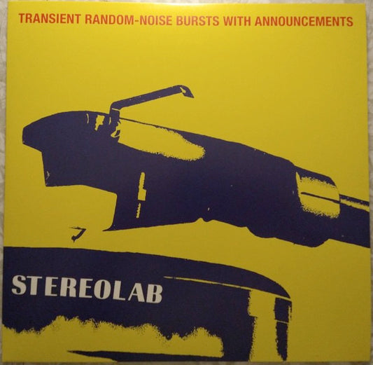 Image of Front Cover of 1115284C: 2xLP - STEREOLAB, Transient Random-Noise Bursts With Announcements (Duophonic Ultra High Frequency Disks; D-UHF-D02RT, UK, Europe & US 2025 Reissue, 2 Inners)   NEW/NEW