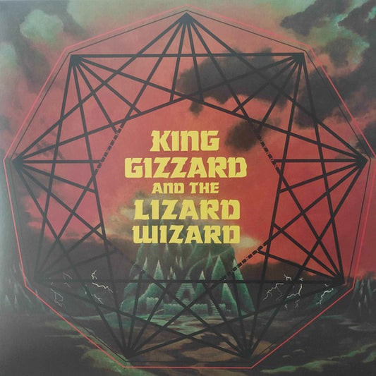 Image of Front Cover of LP - NEW/NEW - KING GIZZARD AND THE LIZARD WIZARD, Nonagon Infinity (Heavenly; HVNLP127X, Europe 2024 Reissue, Single Sleeve, Inner, Black Bio-Vinyl Wax, Printed Cardboard Sleeve Outer.), ,  - 0916433C