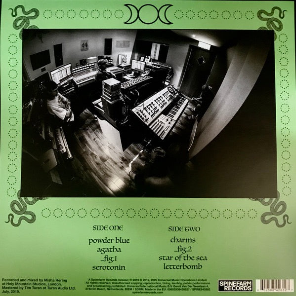 Image of Back Cover of 1115338C: 12" EP - PUPPY, III (Spinefarm Records; SPINE842682, UK 2020, Inner, Fluorescent Green Vinyl) Opened Instore  EX/EX
