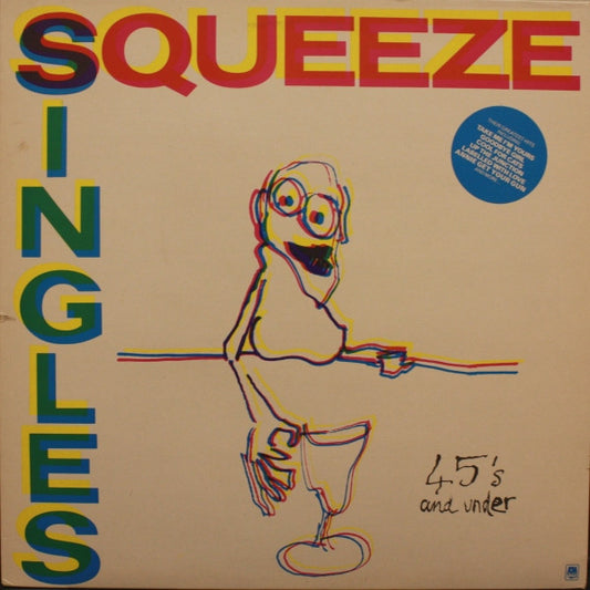 Image of Front Cover of LP - VG/VG+ - SQUEEZE, Singles - 45's And Under (A&M Records; AMLH 68552, UK 1982, Inner, No Barcode), ,  - 3626304E