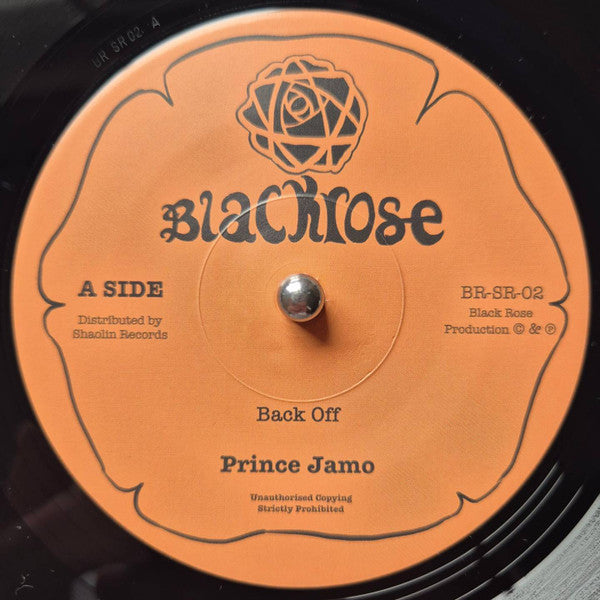 Image of Front Cover of 7" - /VG+ - PRINCE JAMO, Back Off (Blackrose Studio; BR-SR-02, UK 2024, Solid Centre), EX,  - 1926225E