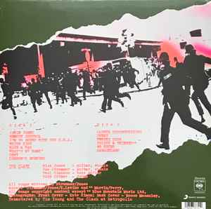 Image of Back Cover of 2115460C: LP - THE CLASH, The Clash (Columbia; 19658737741, Europe 2022 Reissue, Inner, Pink Transparent Vinyl)   NEW/NEW