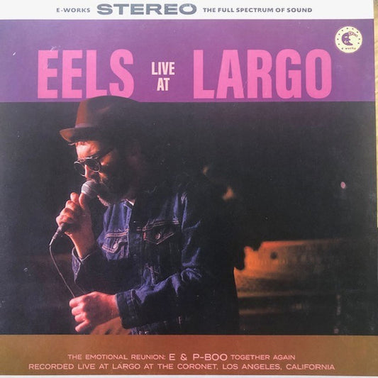 Image of Front Cover of 12" EP - EX/EX - EELS, Eels Live At Largo (E Works Records; EWORKS118, Worldwide 2023), Opened Instore, Still In Shrinkwrap,  - 1446009S