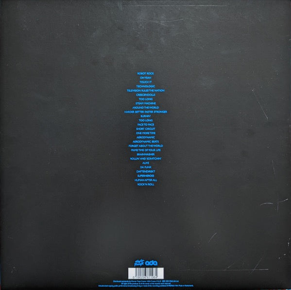 Image of Back Cover of 5155087S: 2xLP - DAFT PUNK, Alive 2007 (ADA; 0190296611964, Worldwide 2022 Reissue, Triple Gatefold)   NEW/NEW