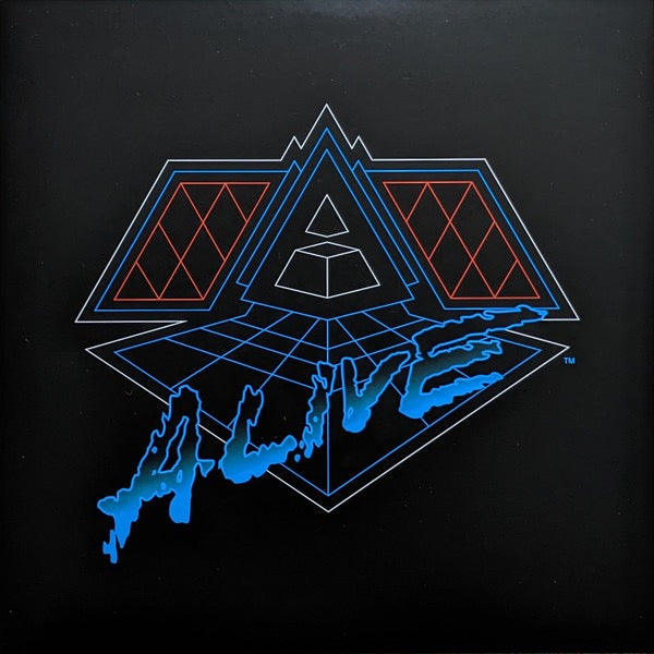Image of Front Cover of 5155087S: 2xLP - DAFT PUNK, Alive 2007 (ADA; 0190296611964, Worldwide 2022 Reissue, Triple Gatefold)   NEW/NEW