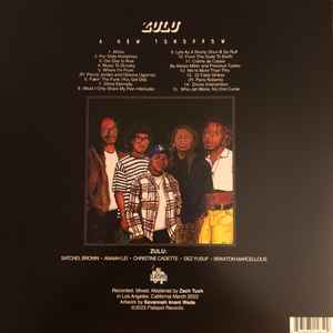 Image of Back Cover of 1215134C: LP - ZULU, A New Tomorrow (Flatspot Records; FSR66, US 2023, Insert, Canary Yellow Vinyl)   VG/VG+