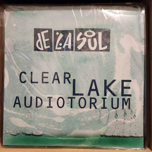 Image of Front Cover of 5025262E: 12" EP - DE LA SOUL, Clear Lake Audiotorium (AOI Records; RMM-329-1, USA & Europe 2025 Reissue, Gel Filled PVC Sleeve, Insert)   VG+/VG+