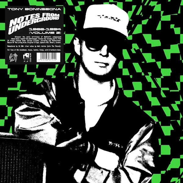 Image of Front Cover of 2xLP - EX/EX - TONY BONINSEGNA, Notes From Underground 1986 - 1994 Volume 2 (Cold Blow; BLOW15G, UK 2024), Opened Instore, Featuring 24 restored and remastered tracks stretched across two volumes, including a handful of previously unreleased tracks and mixes, and accompanied by detailed sleeve notes by Anniss, Notes From The Underground 1986-1994 is a joyful celebration of one of British dance music's most under-appreciated artists.  - 1215345C