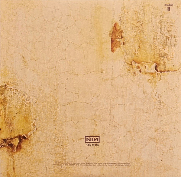 Image of Back Cover of 2xLP - VG+/VG+ - NINE INCH NAILS, The Downward Spiral (Interscope Records; 00602557142785, Europe 2022 Reissue, Gatefold, 2 Inners & Booket, 180 Gram Vinyl), Still in hype stickered shrinkwrap.,  - 3616266C