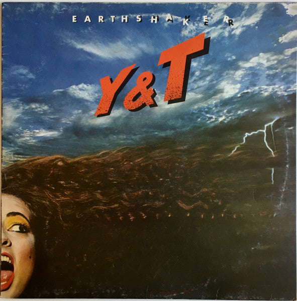 Image of Front Cover of LP - VG/VG - Y & T, Earthshaker (A&M Records; AMLH 64867, UK 1981), Strong VG, Ring and Edge Wear,  - 2116652C