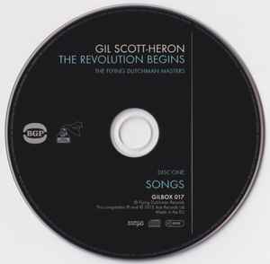 Image of Label Cover of 3xCD - VG+/VG+ - GIL SCOTT-HERON, The Revolution Begins (The Flying Dutchman Masters) (BGP Records; GILBOX 017, UK 2012, Box Set, Booklet), ,  - 4216064C
