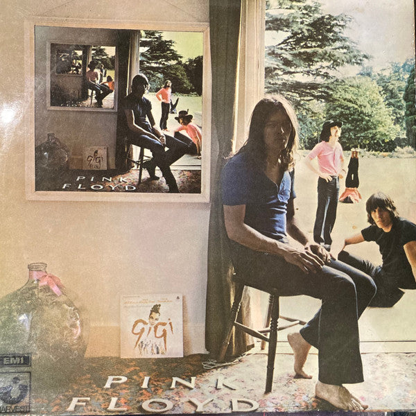 Image of Front Cover of 2xLP - VG/VG - PINK FLOYD, Ummagumma (Harvest; SHDW 1/2, UK 1971 Reissue, Laminated Gatefold Sleeve, 2nd Pressing, EMI Box, Waters Credit for Side 2 Track 1 Appears on Second Line, correct spelling of CONTROLS), Strong VG, Factory Sample Stickers On Labels,  - 1726246E