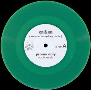 Image of Front Cover of 7" - /EX - ERYKAH BADU / QUINCY JONES, On & On (Remix) (Off Beat; , UK 2004, Green Vinyl), ,  - 1326072E
