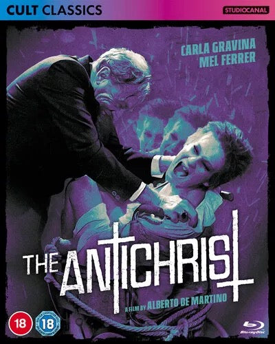 Image of Front Cover of Blu-Ray - EX/EX - ALBERTO DE MARTINO, CARLA GRAVINA, MEL FERRER, The Antichrist (Studio Canal ; OPTBD45, Europe 2023, Slipcase), Opened in store,  - 1335004E