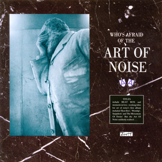 Image of Front Cover of 3525198E: LP - THE ART OF NOISE, Who's Afraid Of The Art Of Noise (ZTT; ZTTIQ2, UK 1984, Statue Sleeve, Inner)   VG/VG