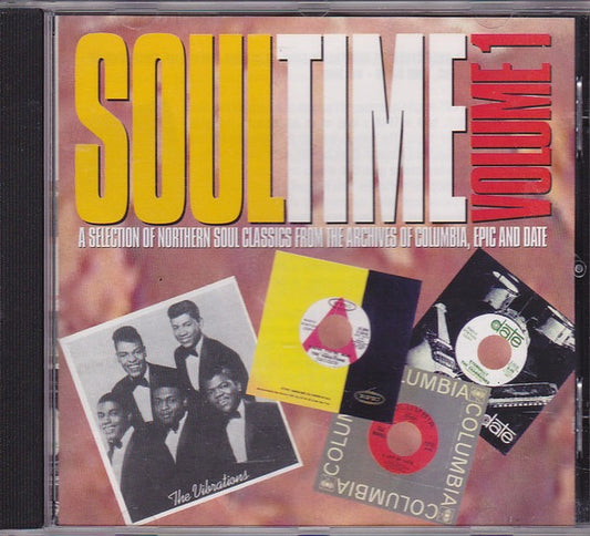 Image of Front Cover of CD - VG+/VG+ - VARIOUS, Soultime Volume 1 (Epic; 488840 2, UK 1997, Jewel Case), ,  - 1335076E