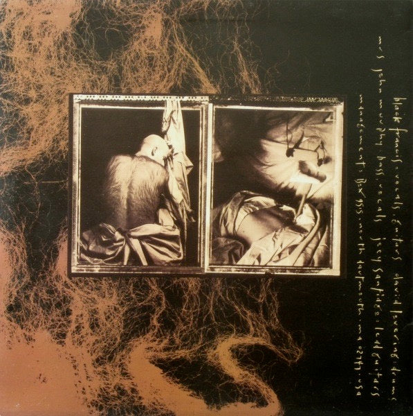 Image of Back Cover of Mini-LP - G+/EX - PIXIES, Come On Pilgrim (4AD; MAD709, UK 1987, MPO Pressing. Jack Adams cut), Water Damage To Sleeve,  - 1026263E