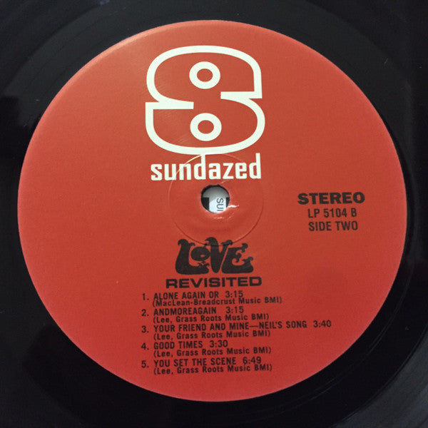 Image of Label Cover of LP - VG+/VG+ - LOVE, Revisited (Sundazed; LP 5104, US 2001 Reissue, Gatefold, 180 Gram Vinyl), ,  - 1726395E