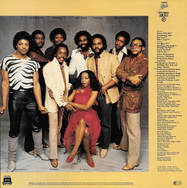 Image of Back Cover of LP - VG+/VG+ - ROSE ROYCE, Stronger Than Ever (Epic; EPC 85634, UK 1982), Nice clean copy!,  - 3716124C