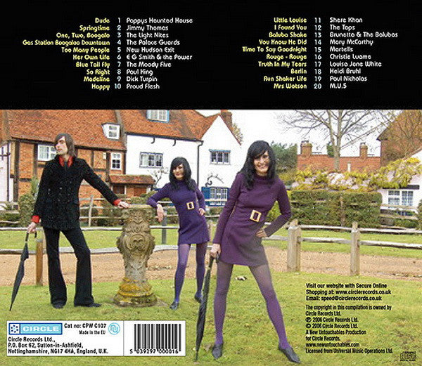 Image of Back Cover of CD - VG+/VG+ - VARIOUS, Le Beat Bespok  2 (Circle Records; CPW C107, UK 2006, Jewel Case), ,  - 3636006E