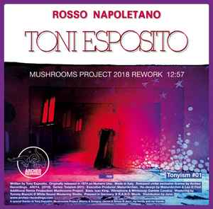 Image of Back Cover of 1425129E: LP - TONY ESPOSITO, Rosso Napoletano (Mushrooms Project 2018 Rework) (Archeo Recordings; AR014, Italy 2018, Limited Edition of 500) Lightest of marks. No:451 of 500.  EX/VG+