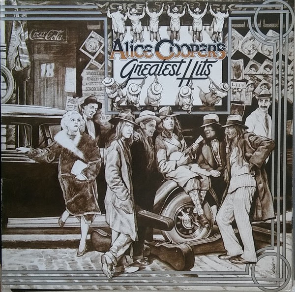 Image of Front Cover of LP - VG/VG - ALICE COOPER, Alice Cooper's Greatest Hits (Warner Bros. Records; K 56043, UK 1970s Reissue, Manufactured in the UK on Labels, Space Between Last Two Lines of Text on Labels), ,  - 1216171C