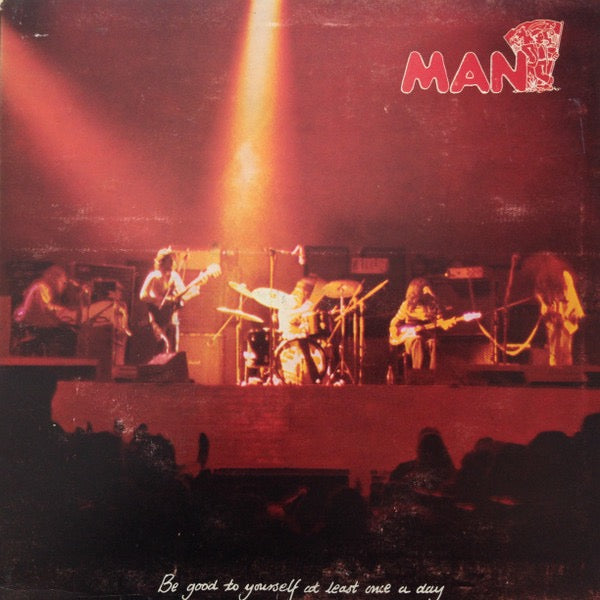 Image of Front Cover of LP - VG/G - MAN, Be Good To Yourself At Least Once A Day (United Artists Records; UAG 29417, UK 1972, Pop Up Gatefold Sleeve, Inner, 'Manufactured in Germany' on Labels), Pop up intact, Disc has light marks and hairlines,  - 4215167C