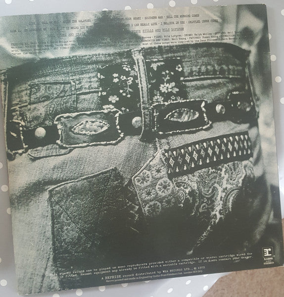 Image of Back Cover of LP - VG/VG+ - NEIL YOUNG, After The Gold Rush (Reprise Tan WB Logo; K44088, UK 1970s Reissue, Gatefold, No Insert, WEA Pressing), Strong VG - light cover wear,  - 1246204S