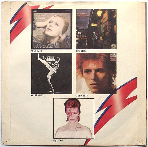 Image of Back Cover of 4225315E: 7" - DAVID BOWIE, Life On Mars? / The Man Who Sold The World (RCA Victor; RCA 2316, UK 1973, Picture Sleeve, Knockout Centre.) Strong VG Throughout  VG/VG