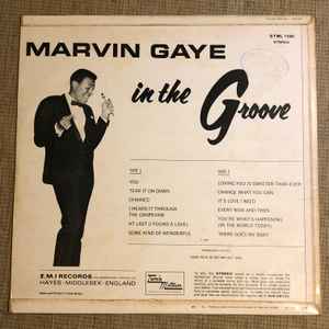 Image of Back Cover of 3744233S: LP - MARVIN GAYE, In The Groove (Tamla Motown; STML 11091, UK 1968, Laminated Front Flipback, Company Inner, Stereo) Superb copy, some corner wear on top corners  VG/VG+