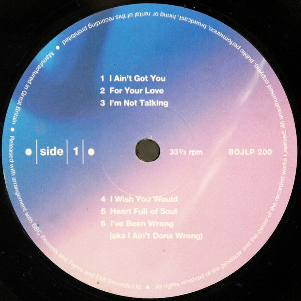 Image of Label Cover of 3115120C: 2xLP - YARDBIRDS, On Air (Original BBC Recordings) (Band Of Joy; BOJLP 200, UK 1991, Gatefold)   VG+/VG+