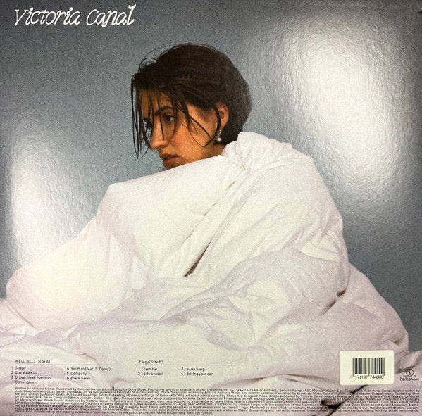 Image of Back Cover of 12" - NEW/NEW - VICTORIA CANAL, WELL WELL / Elegy (Parlophone; 5054197724626,  2023), ,  - 1535136E