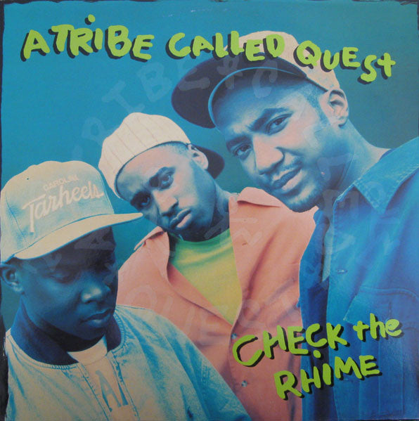 Image of Front Cover of 12" - VG+/VG - A TRIBE CALLED QUEST, Check The Rhime / Skypager (58Beats; JIVE T 284, UK 1991, US Sleeve), ,  - 1016686C