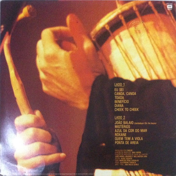 Image of Back Cover of 1515494C: LP - BOCA LIVRE, Em Concerto (Som Livre; 406.0061, Brazil 1989, Insert)   VG/VG+