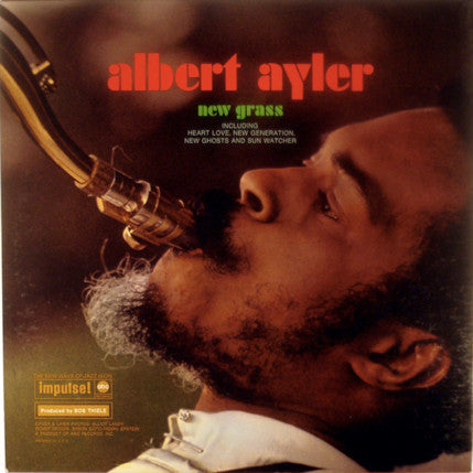Image of Back Cover of LP - VG/VG - ALBERT AYLER, New Grass (Impulse! ; AS-9175, US 1969, Pasteback Gatefold), Strong VG - couple of light marks, couple of laminate creases,  - 3746052S