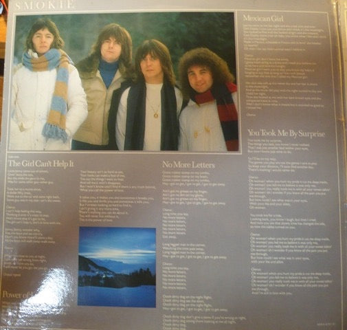 Image of Back Cover of 1615040C: LP - SMOKIE, The Montreux Album (RAK; SRKA 6757, UK 1978, Laminated Gatefold Sleeve) A few hairlines  VG/VG
