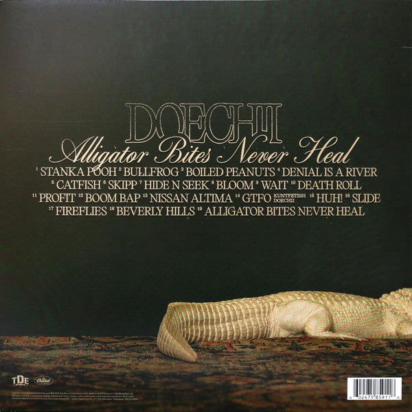 Image of Back Cover of LP - NEW/NEW - DOECHII, Alligator Bites Never Heal (Interscope; 7585911, UK 2025, Inner, Poster), ,  - 0716343C