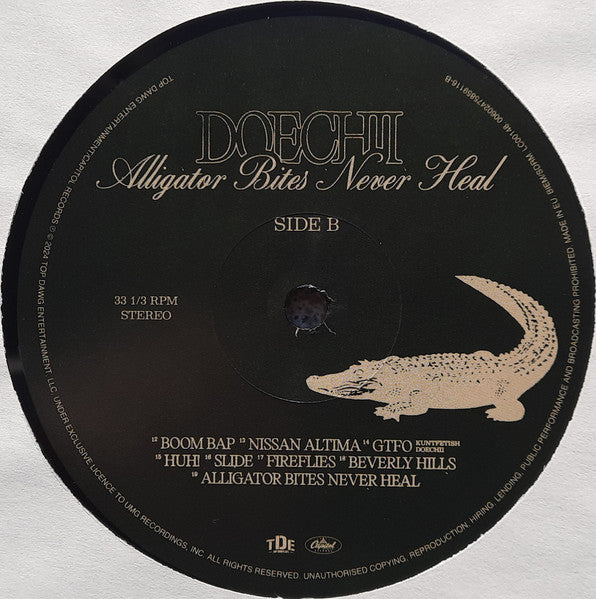 Image of Label Cover of LP - NEW/NEW - DOECHII, Alligator Bites Never Heal (Interscope; 7585911, UK 2025, Inner, Poster), ,  - 0716343C